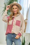 Carrie Colourblock Shacket