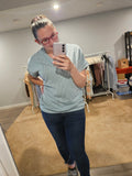 Mel Ribbed Tee