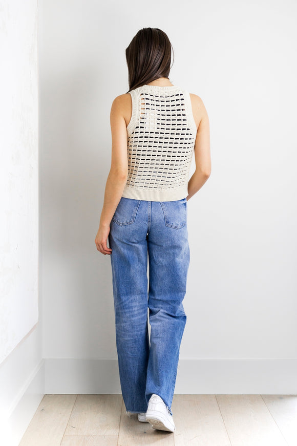 Tilly Open Knit Tank