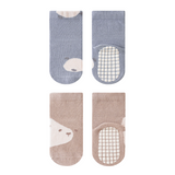 Belan J - Cozy-Non Slip Socks (2 Pack) - Baby Bears