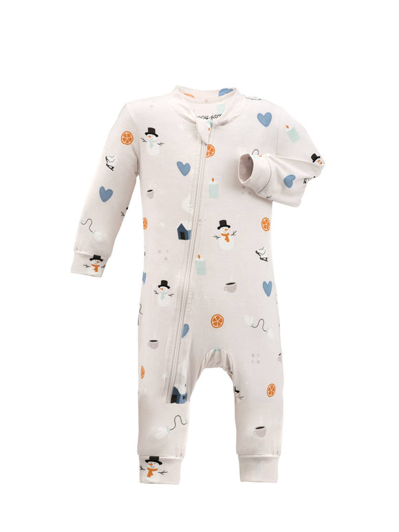 ZippyJamz - Winter Whimsy Bamboo Footless Sleeper