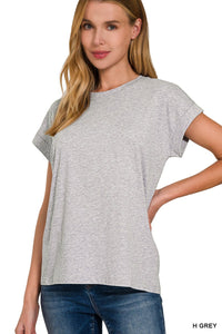 Kenzie Tee - Heather Grey