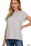 Kenzie Tee - Heather Grey