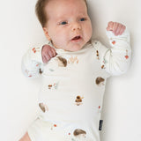 Belan J - Long Sleeve Onesie - Hedgehogs