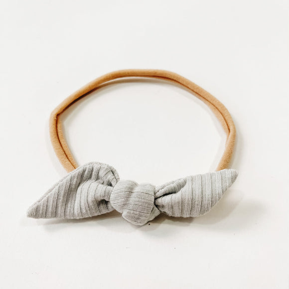 Little Knot Headband - Silver Cloud