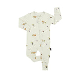 Belan J - Footless Sleeper with Fold Over Cuffs - Squirrels