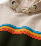 Hatley - Boys Oatmeal Colourblock Pullover Hoodie
