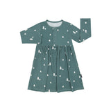 Belan J - Long Sleeves Peplum Dress - Tiny Trees