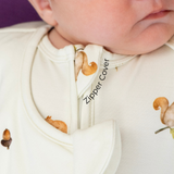 Belan J - Footless Sleeper with Fold Over Cuffs - Squirrels