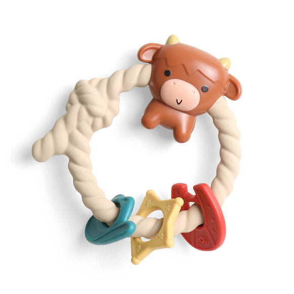 Itzy Ritzy - Ritzy Rattle™ - Highland Cow