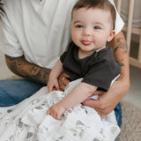 Perlimpinpin - Hedgehogs Cotton Muslin Swaddle