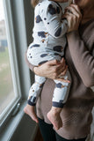 ZippyJamz - Hedgehugs & Kisses - Purple - Organic Cotton Footless Sleeper