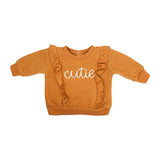 Baby Girls 3 Piece Jogger Set: Cutie