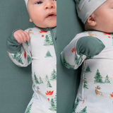 Belan J - Footed Zipper Sleeper - Sleigh Ride