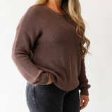Adult Knit Sweater - Walnut