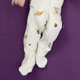 Belan J - Footed Zipper Sleeper - Squirrels