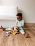 ZippyJamz - Be My Squishy Footless Sleeper Blue