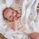 Perlimpinpin - Sloths Cotton Muslin Swaddle