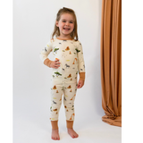 Long Sleeve PJ Set - Safari