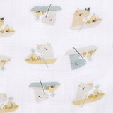 Perlimpinpin - Rhinos Cotton Muslin Swaddle