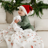 Perlimpinpin - Christmas Treats Cotton Muslin Swaddle