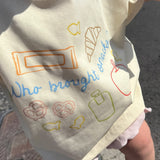 Roobear - "Who Brought Snacks?" Organic Cotton Tee