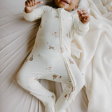 Belan J - Footed Zipper Sleeper - Bunnies