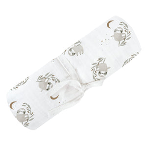 Perlimpinpin - Sloths Cotton Muslin Swaddle