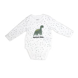 Baby Boys 3 Piece Plush Pant Set: Green Dinosaur