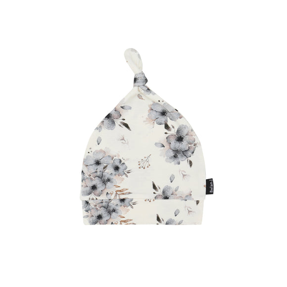 Belan J - Knotted Hat - Frosty Floral