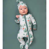 Belan J - Footed Zipper Sleeper - Sleigh Ride