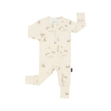 Belan J - Footless Sleeper with Fold Over Cuffs - Little Lambs