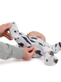 ZippyJamz - Hedgehugs & Kisses - Purple - Organic Cotton Sleeper