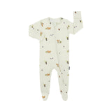 Belan J - Footed Zipper Sleeper - Squirrels