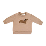 Baby Boys 3 Piece Fleece Jogger Set: Dog