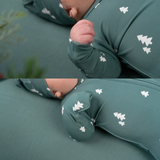 Belan J - Footless Sleeper with Fold Over Cuffs - Tiny Trees