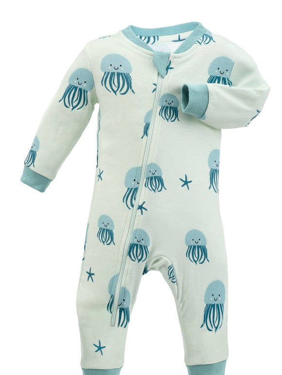 ZippyJamz - Be My Squishy Footless Sleeper Blue