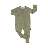 Belan J - Footless Sleeper with Fold Over Cuffs - Forest Friends