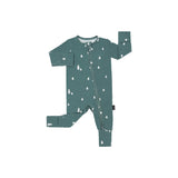 Belan J - Footless Sleeper with Fold Over Cuffs - Tiny Trees