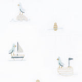 Perlimpinpin - Boats Cotton Muslin Swaddle