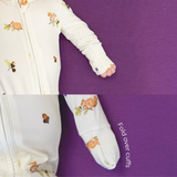 Belan J - Footed Zipper Sleeper - Squirrels