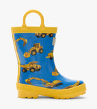 Hatley - Toddler Boys Construction Trucks Rain Boots