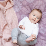 Perlimpinpin - Pink Cotton Muslin Swaddle