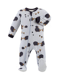 ZippyJamz - Hedgehugs & Kisses - Purple - Organic Cotton Sleeper